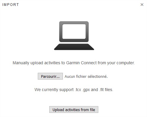 Garmin Connect Import to GPX
